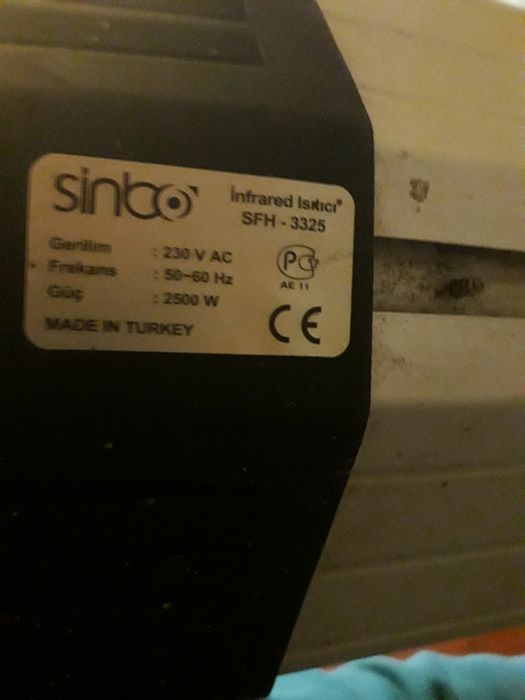 Обогреватель SINBO SFH-3325(без + на стойке )