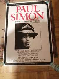 Stary plakat " Paul Simon " z 1991 roku