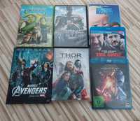 Filmy DVD + 2 blu-ray + 2 bajki