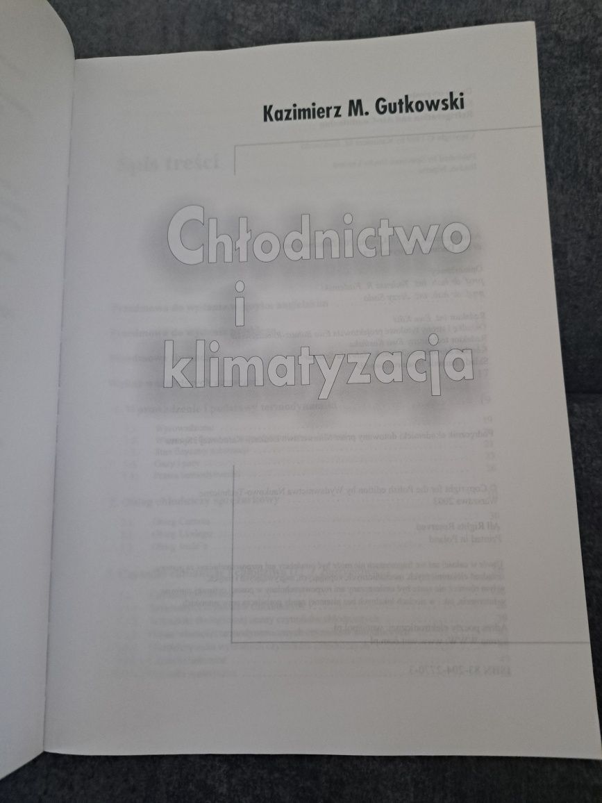 Chłodnictwo I klimatyzacja