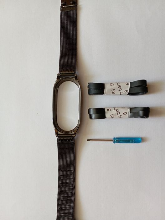 Металевий ремінець для Mi band 8, 9.