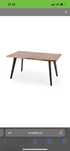 Stół w stylu loft 150(210)x90