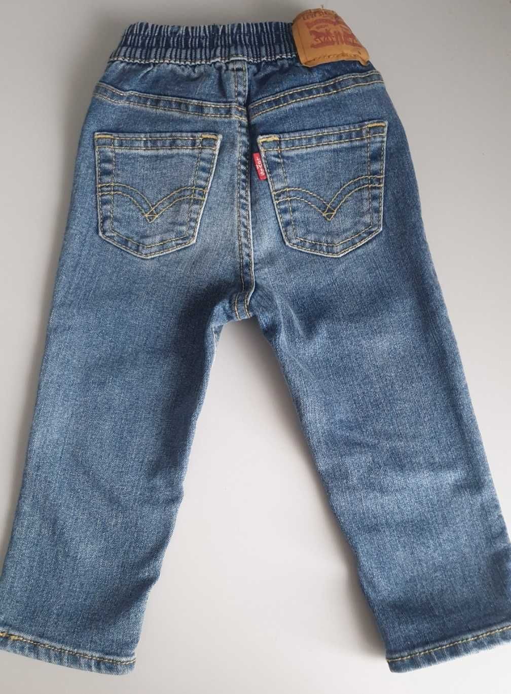 Levi's niebieskie jeansy roz 74,9 miesięcy