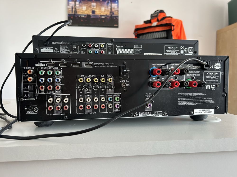 Kolumny AE 103 + audio-video Onkyo