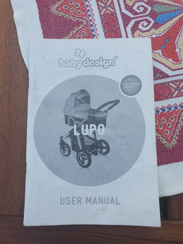 Wózek lupo 2 w 1 baby design