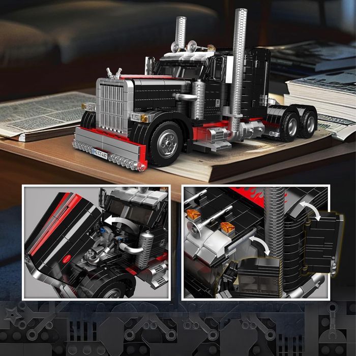 mould king 10037 ciężarówka american truck klocki konstrukcyjne