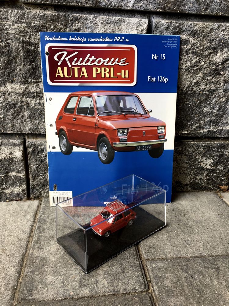 Czasopismo-FIAT 126P-auta PRL,model,autka,kolekcja,gablotka