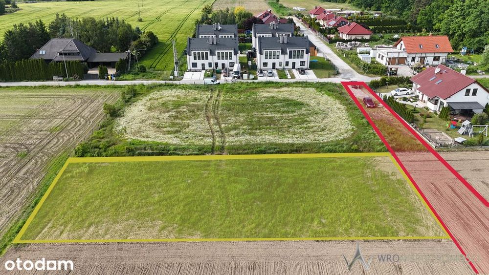 Wyjątkowa działka 5 min od Wrocławia