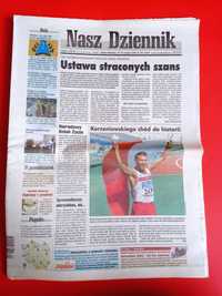Nasz Dziennik, nr 202/2004, 28-29 sierpnia 2004, Robert Korzeniowski