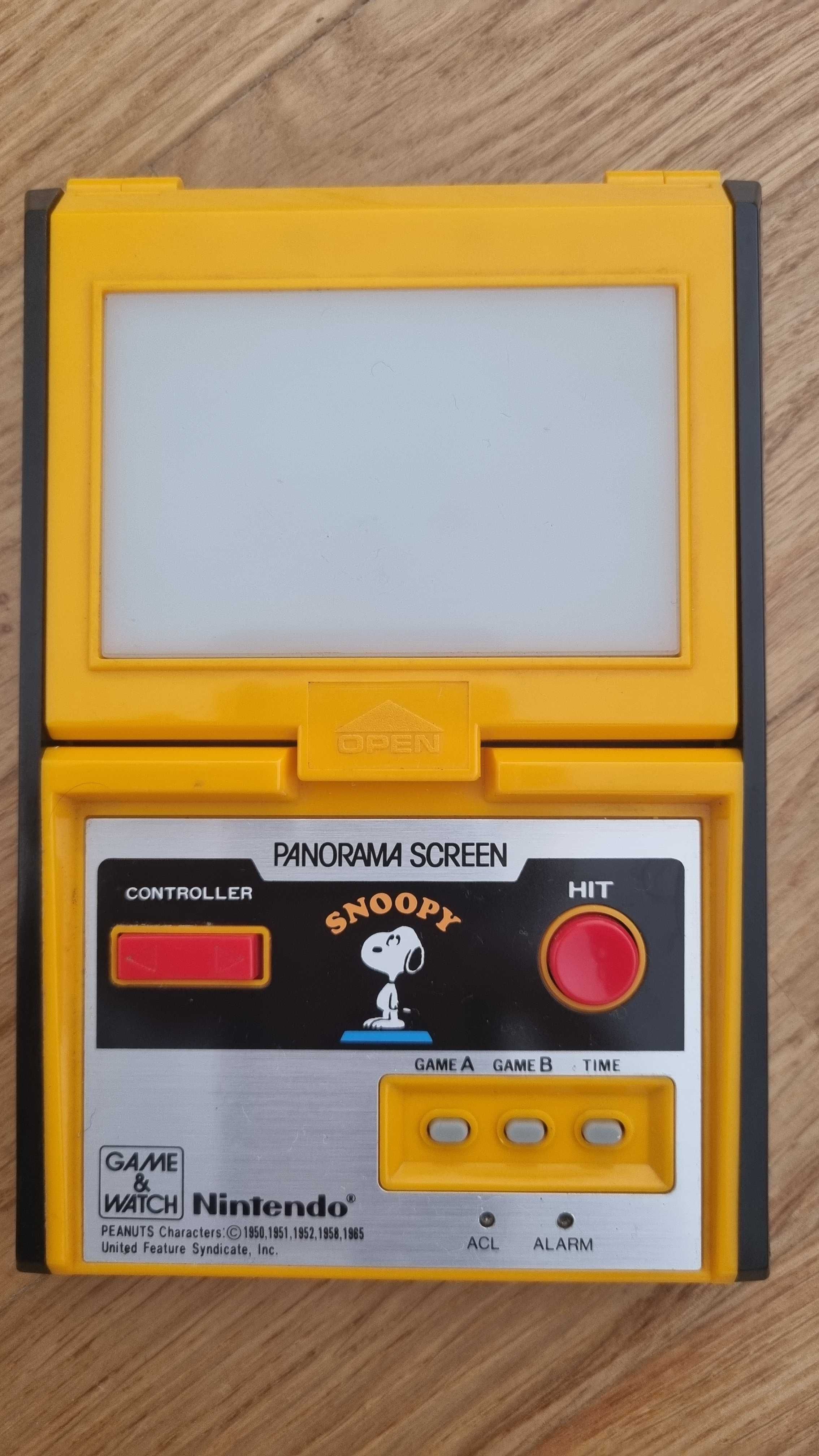 Game & Watch - SNOOPY - Panorama Screen - Nintendo vintage 1983