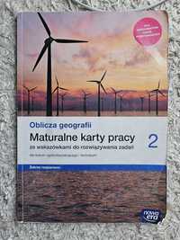 Oblicza geografii 2 Maturalne karty pracy