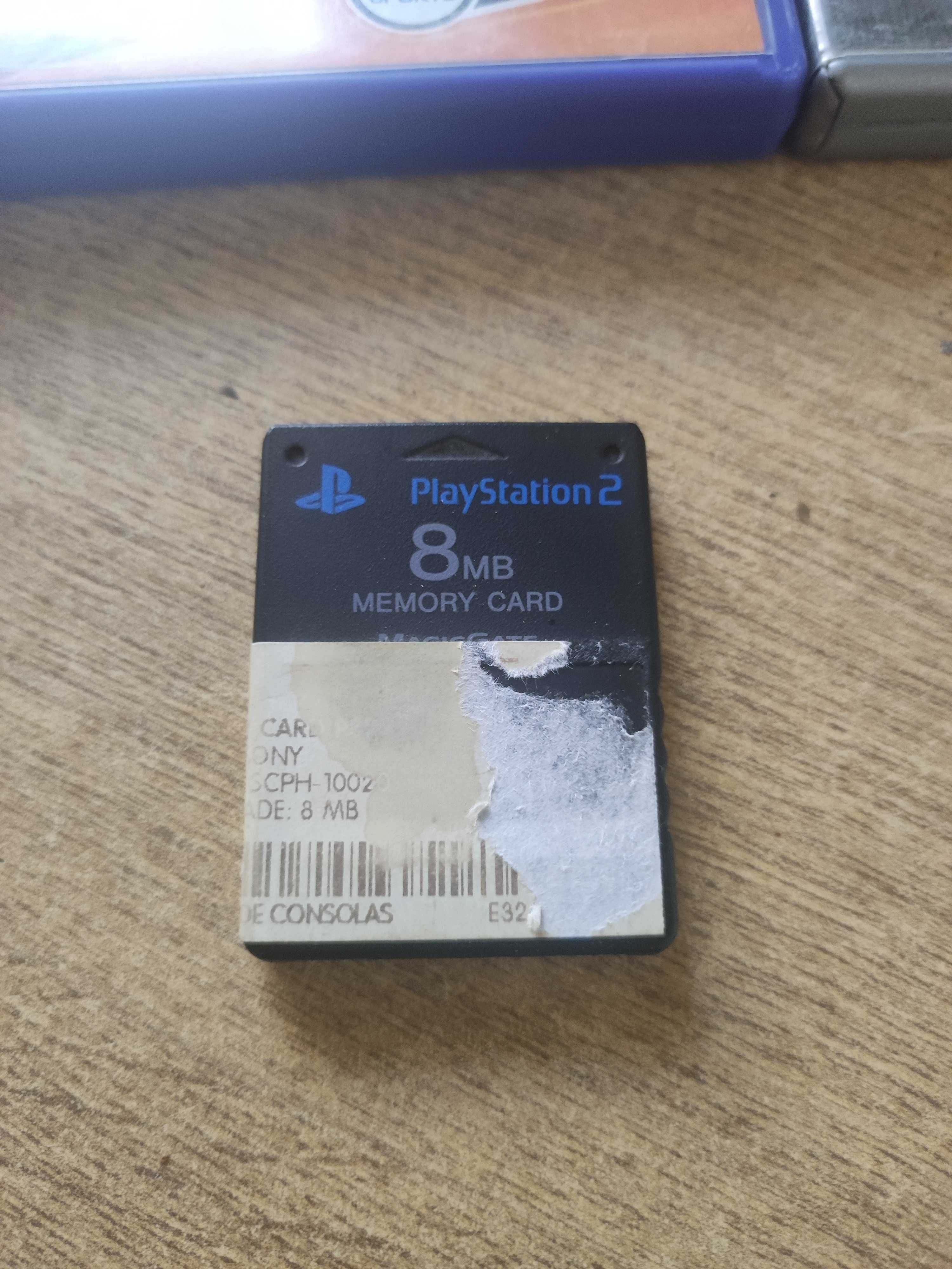 Jogos PlayStation 2 em bom estado +cartão memória 8mb