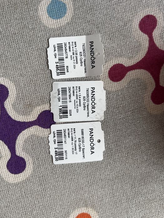 Оригінальний браслет Пандора з намистинами