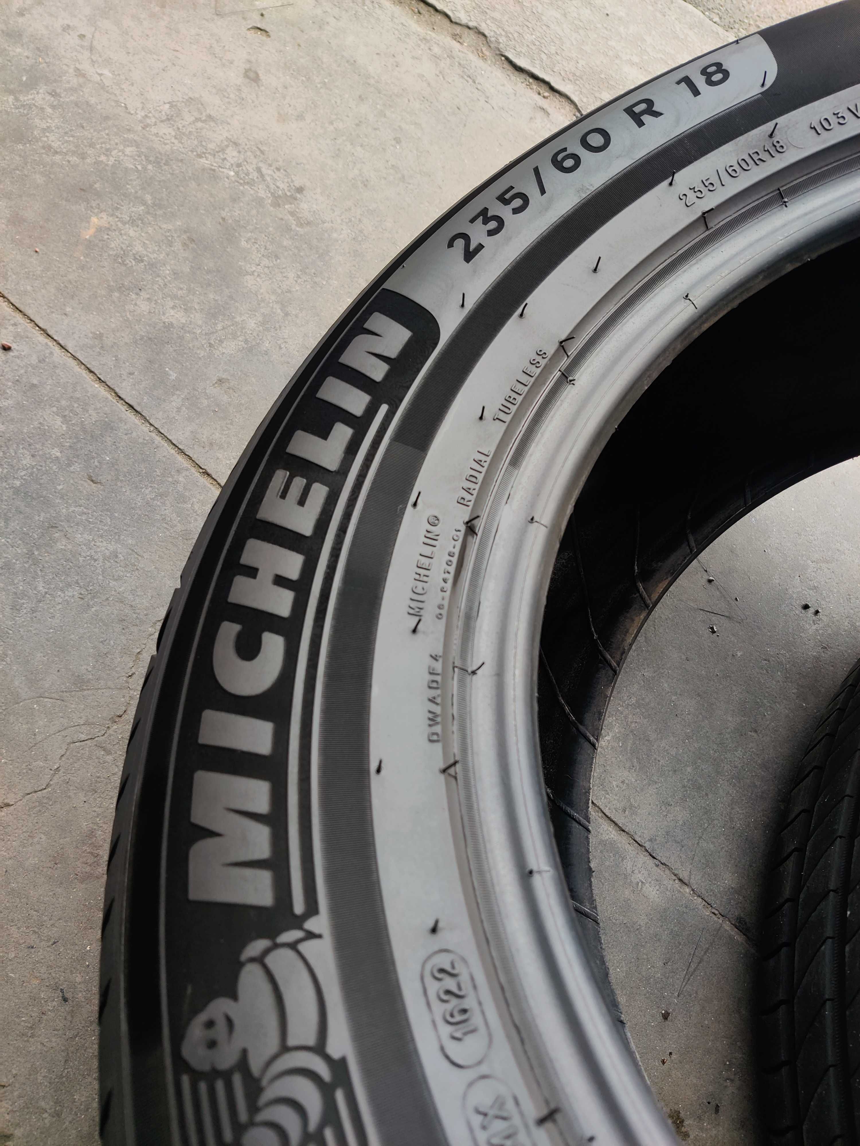 2шт r18 235/60 літні шини Michelin Primacy 4