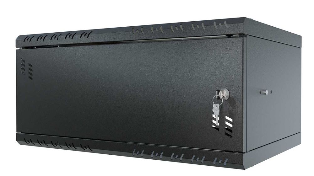 Szafa Instalacyjna RACK 19" 4U 350mm Wisząca Metalowe Drzwi Stalflex