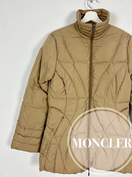Kurtka damska MONCLER S puch pierze taliowana premium jak nowa