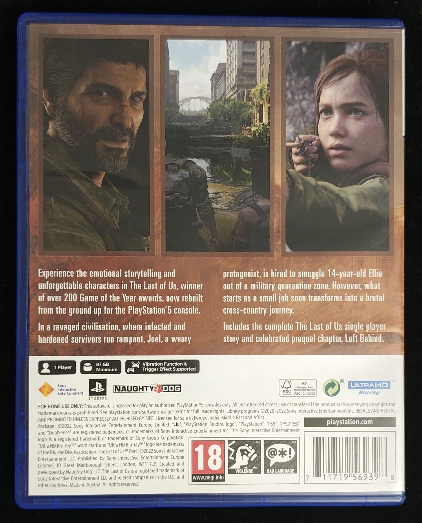 The Last Of Us Part I PL Dubbing po polsku Gra w BDB stanie na PS5