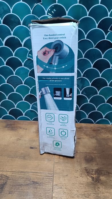 Turbodoładowana słuchawka prysznicowa