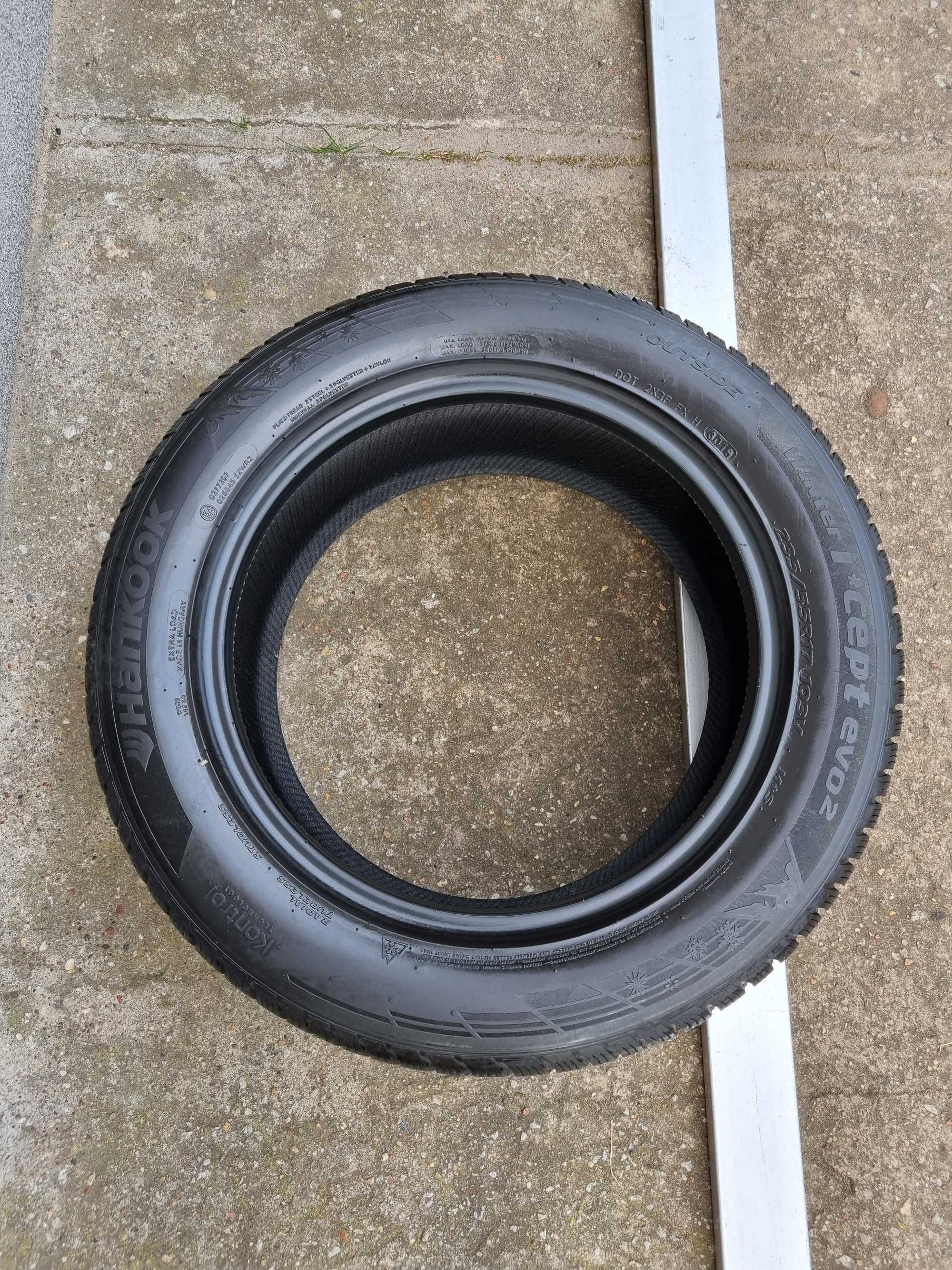 Opona zimowa HANKOOK Winter i*cept evo2 235/55 R17 103V XL SZTUKA P293