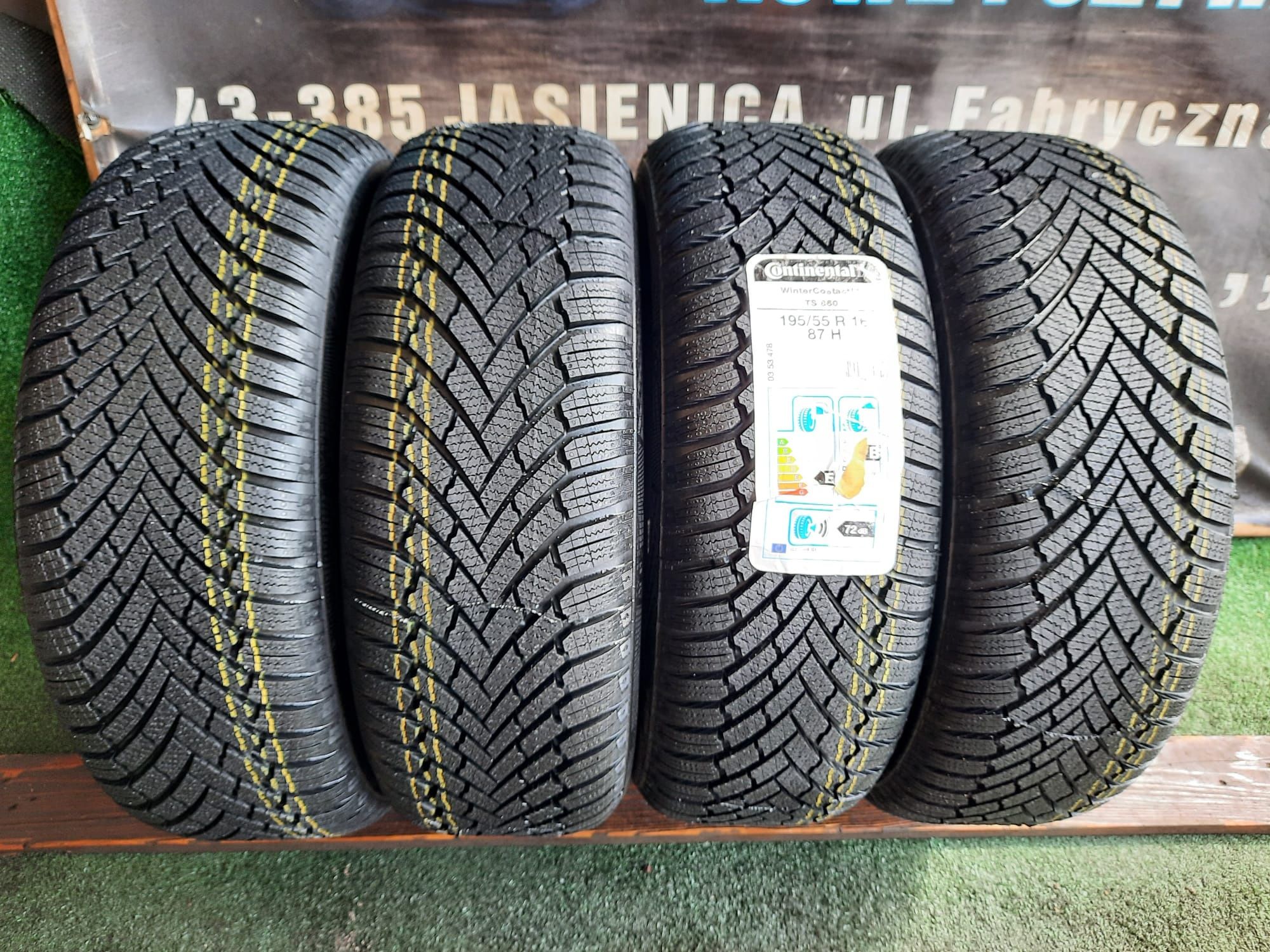 Opony zimowe 195/55/16 Continental Komplet Nowe