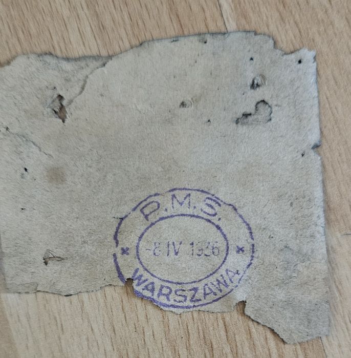 Państwowy Monopol Spirytusowy butelka przedwojenna po wódce  1936 r.
