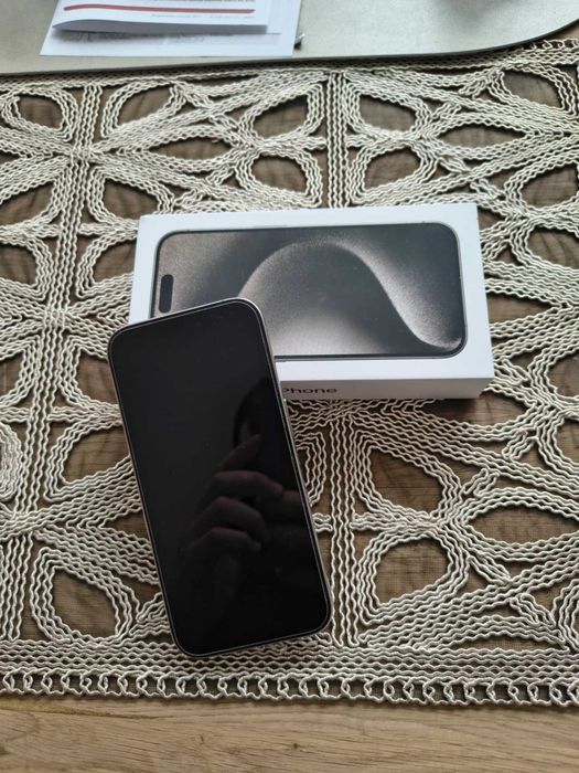 IPhone 15 Pro 128GB Naturalny Tytan 100% kondycja baterii
