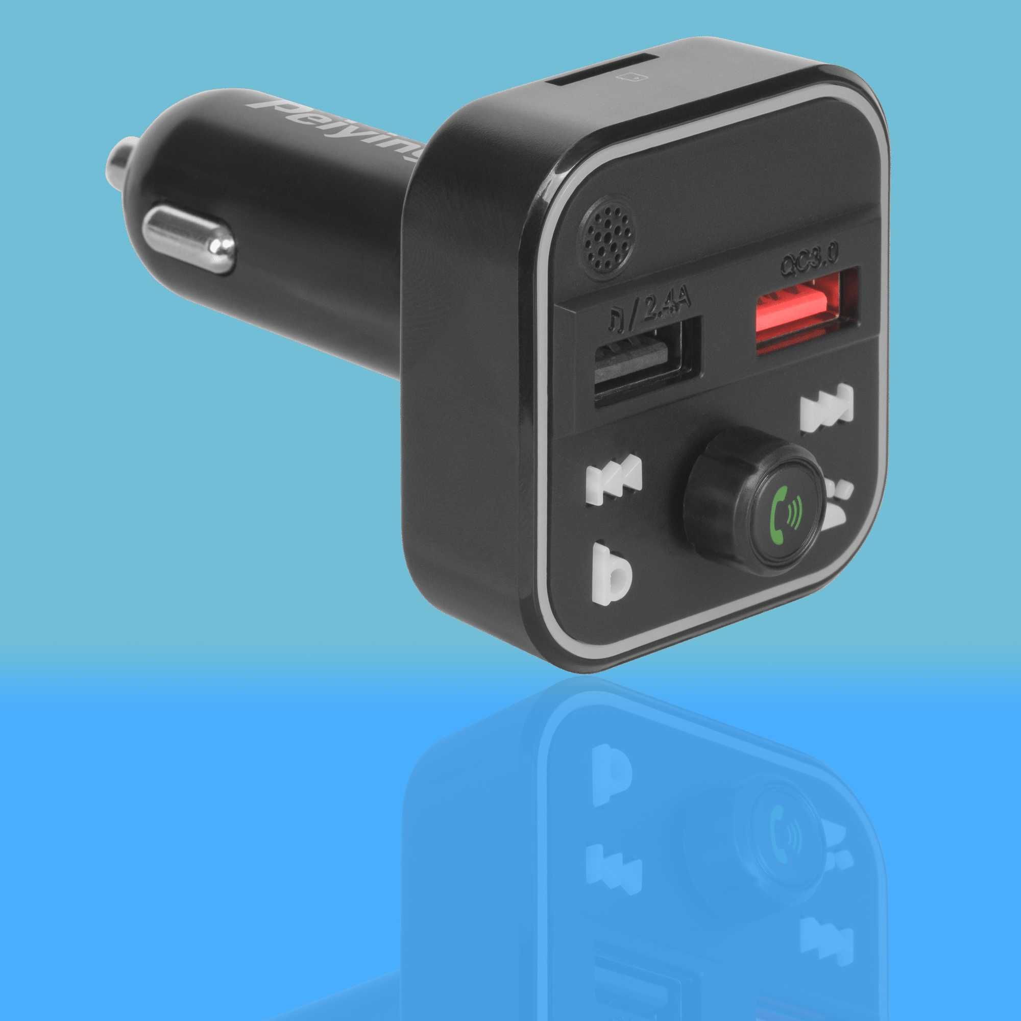 Transmiter samochodowy FM z funkcja bluetooth Peiying 0479