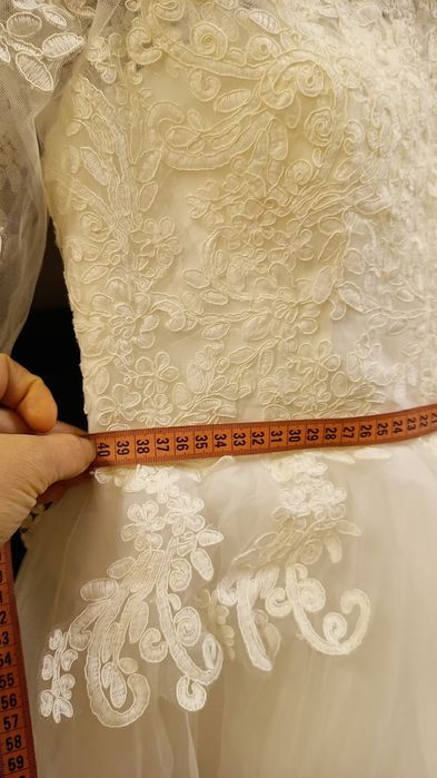 Весільна сукня  платье свадебное, белое , на шнуровку