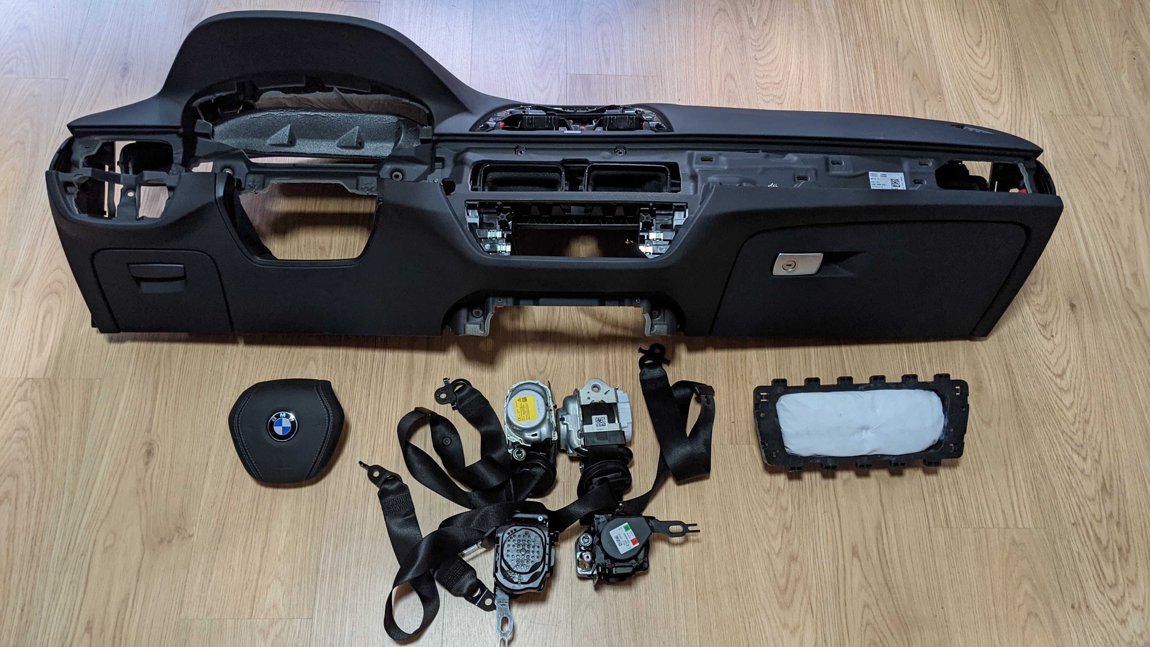 Conjunto Kit Airbags BMW Série 5 G30 G31 Tablier Original
