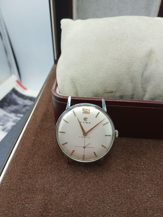 Zegarek cyma  cymaflex swiss mechaniczny unikat