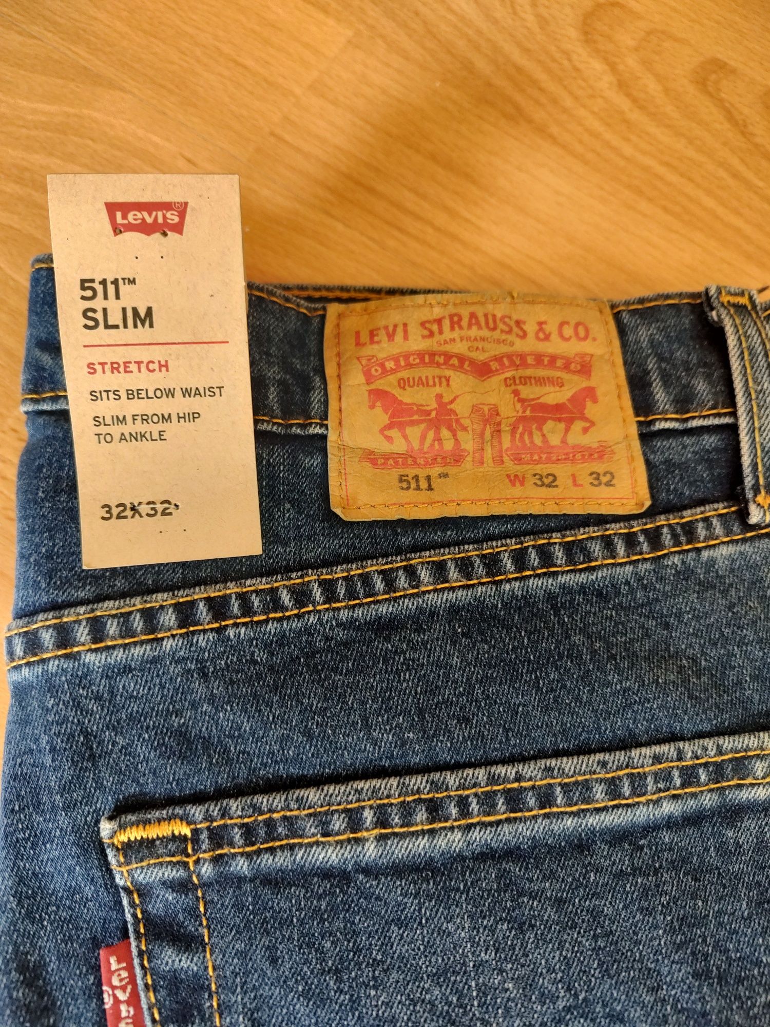 Levis 511 slim  32x32 - Nowe