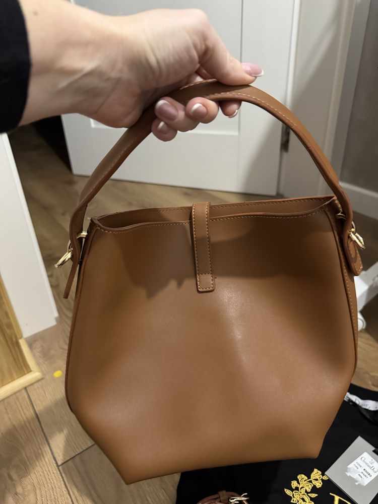 Torebka ysl camel brąz nowa shoperka piekna