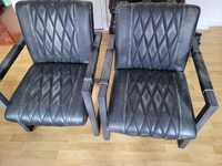 Krzesła fotele skóra PU metalowa rama