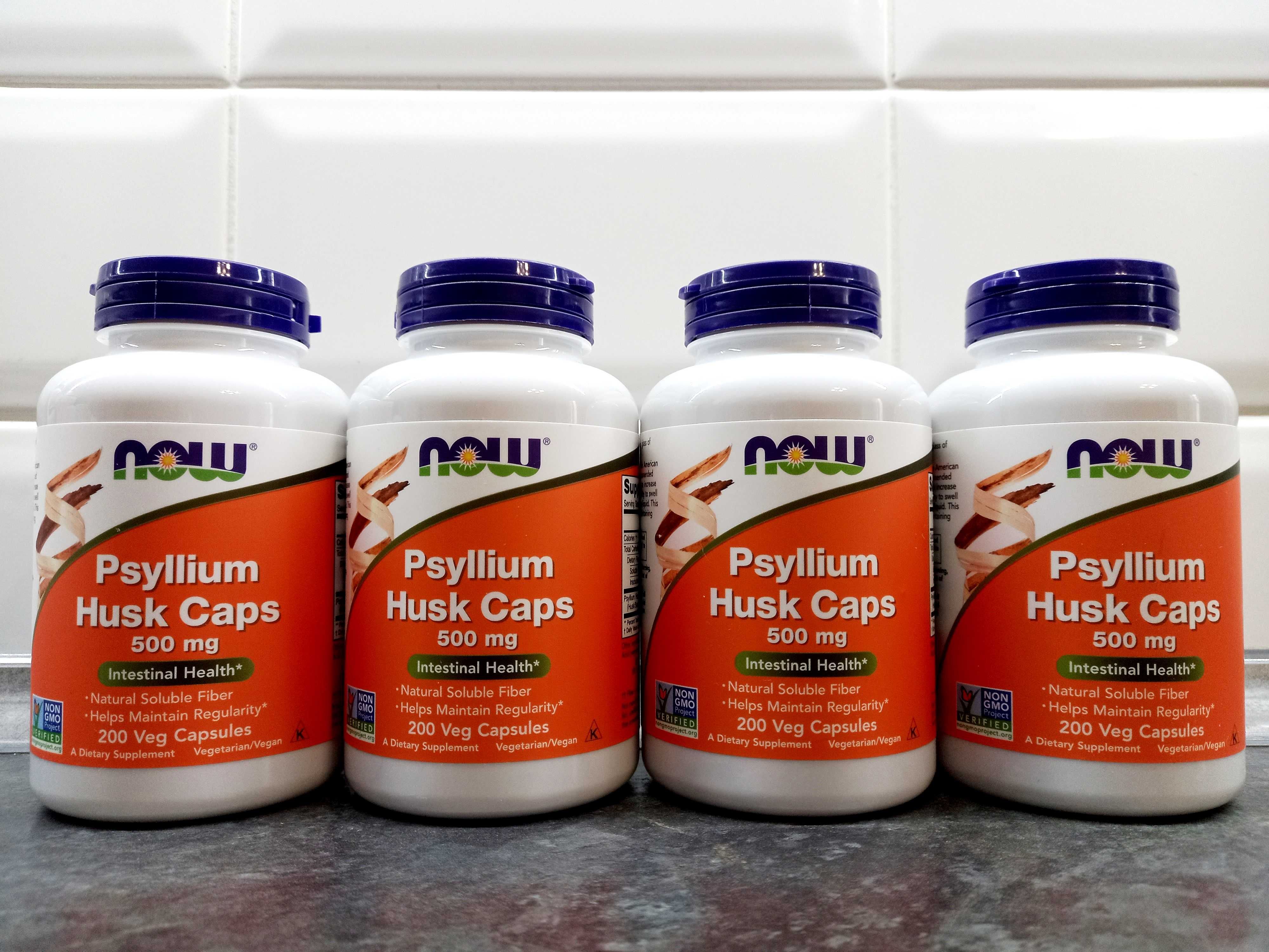 Now Foods, Psyllium Husk Caps 500 мг (200 капс.), клетчатка псіліум