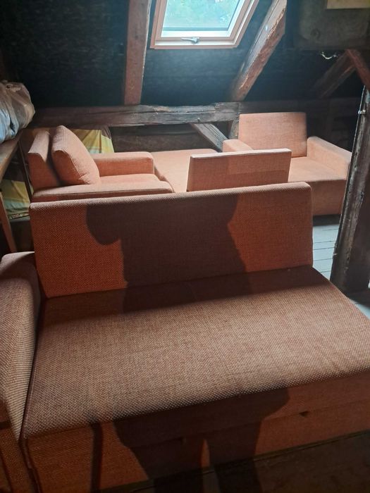 Narożnik plus 2 fotele gratis