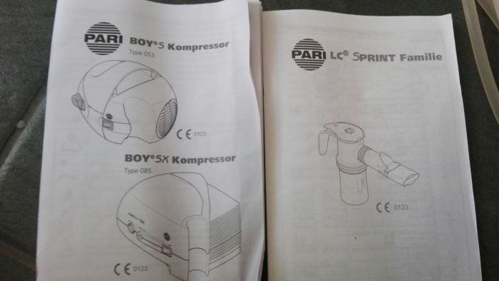 PARI Junior BOY-S inhalator pneumatyczny,kompresorowy-nebulizator