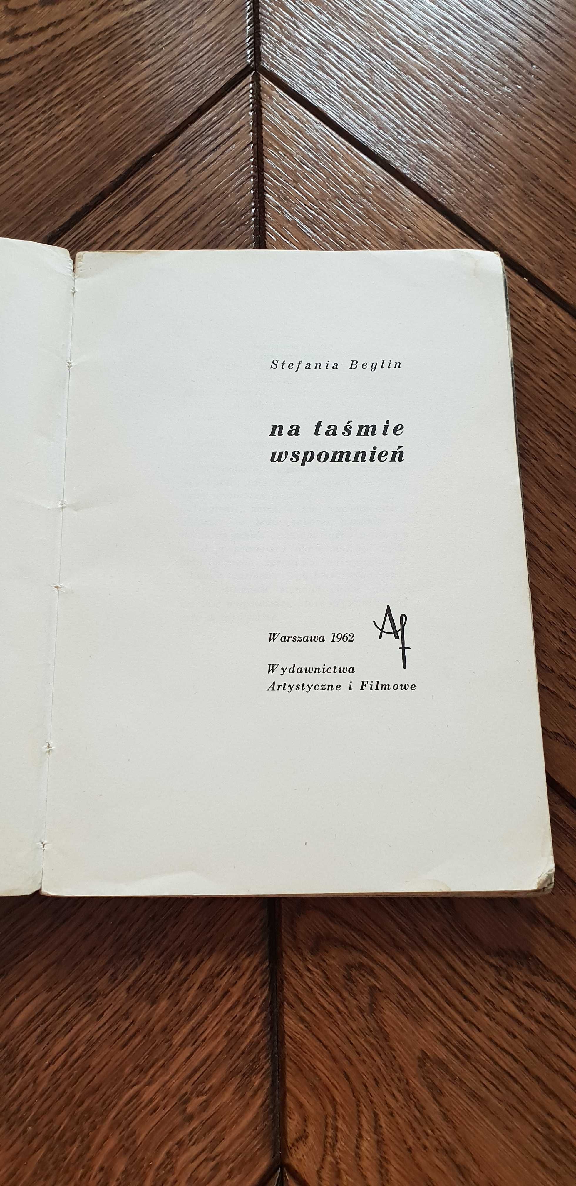 Album rok 1962 "Na taśmie wspomnień" Stefania Beylin