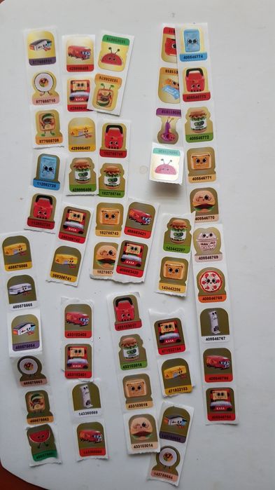 Naklejki z biedronki