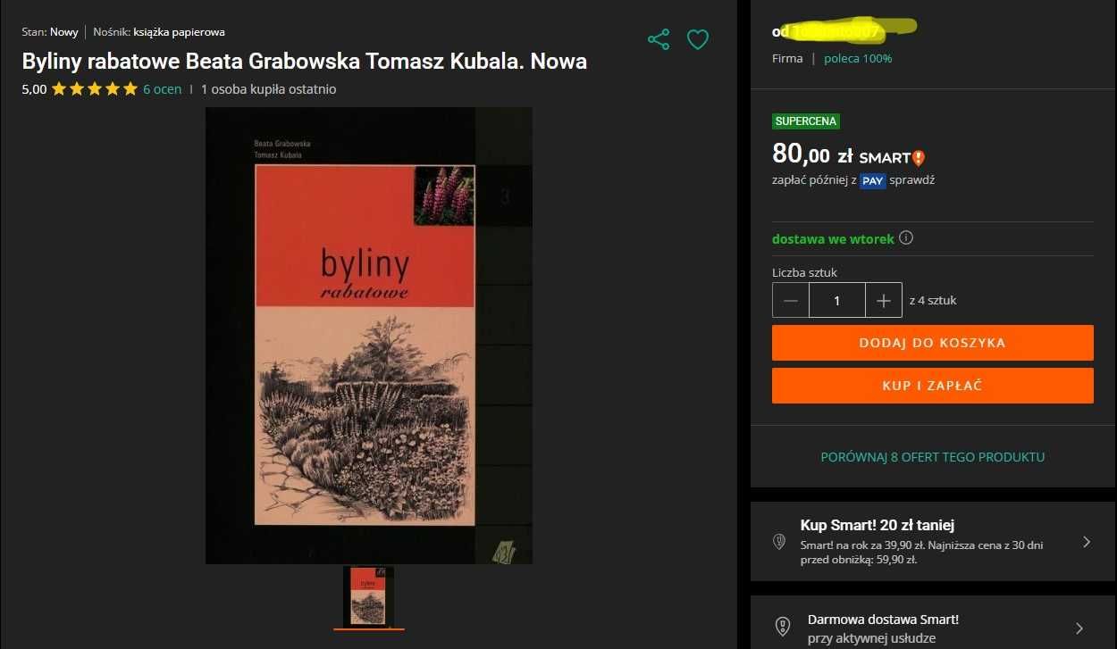 NOWA Książka ,,Byliny Rabatowe'' Beata Grabowska, Tomasz Kubala