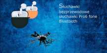 ZESTAW słuchawkowy słuchawki Pro6 fone Bluetooth  bezprzewodowy