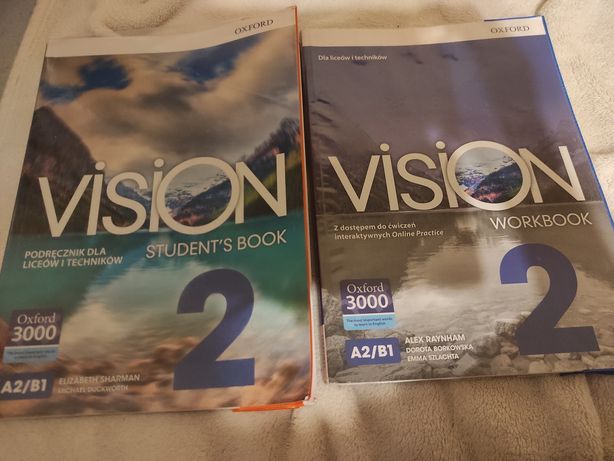 Książka plus ćwiczenie vision2