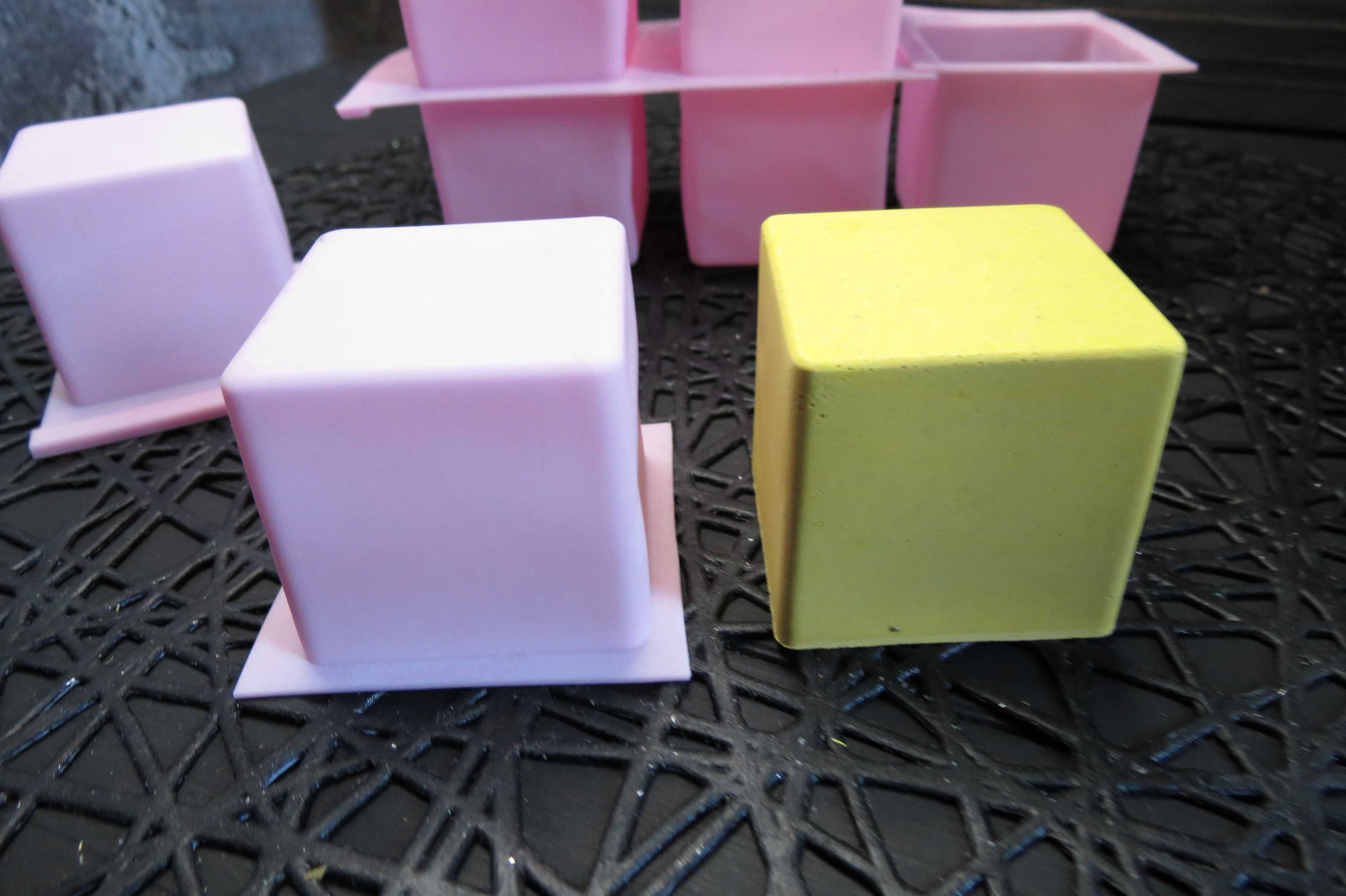 силиконовая форма куб кубик большой цена за 1 шт