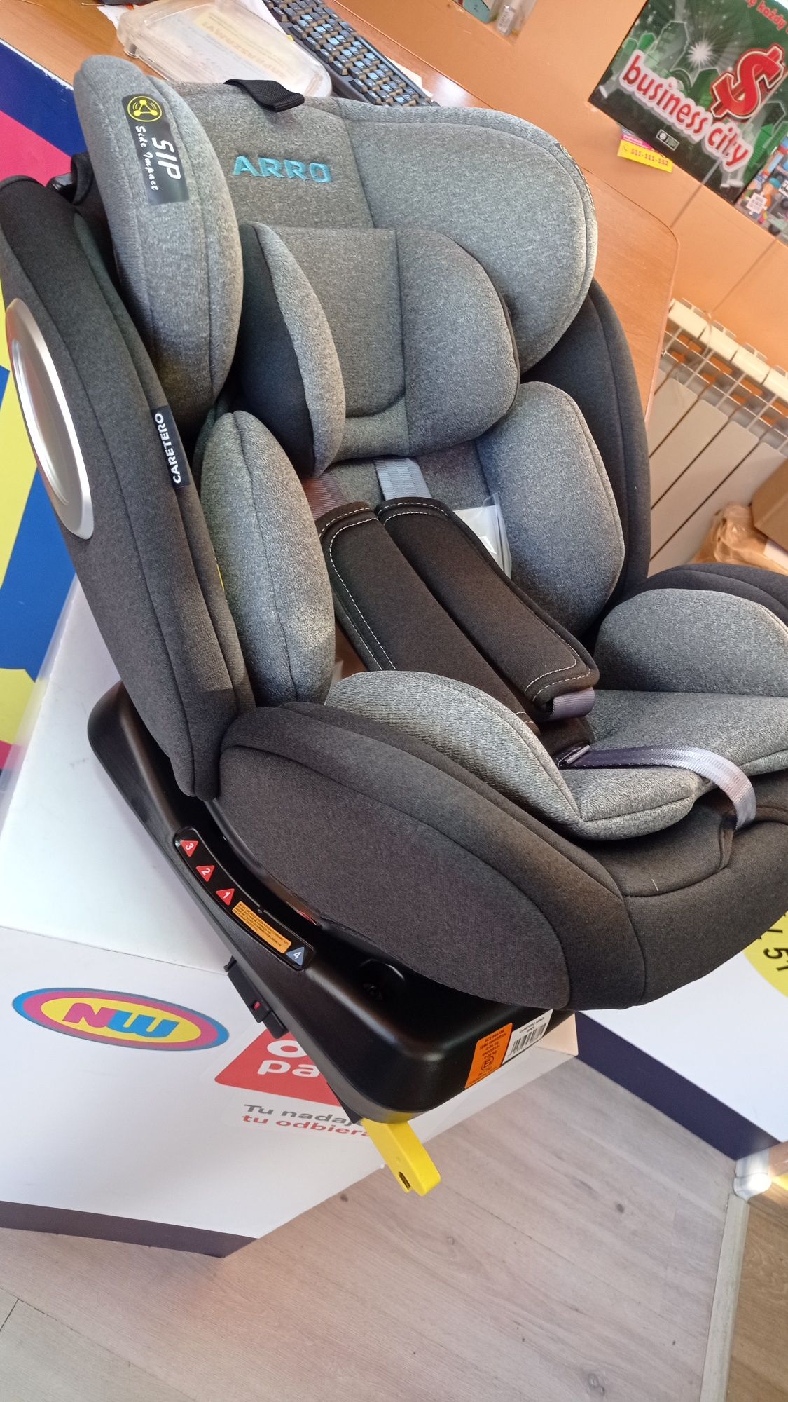 Nowy obrotowy 360 stopni fotelik ISOFIX