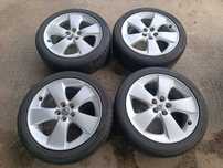 Felgi 17'' Toyota Prius Avensis  5x100 + ładne letnie opony 215/45R17
