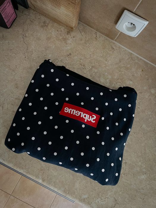 Supreme Comme des Garcons shirt box logo navy