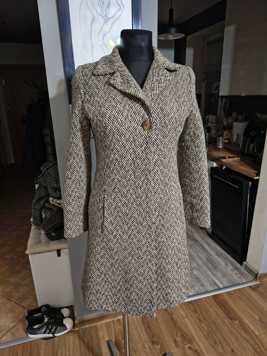 Płaszcz damski Safari Woman XS wełna