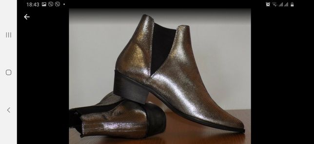 Кожаные, стильные фирменные ботинки от steve madden 40-41 р Steve Madd
