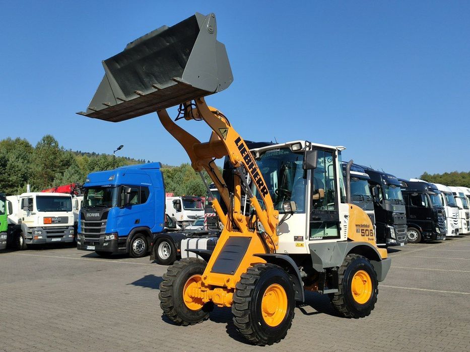 Liebherr L 506 STEREO Szybkozłącze / Łyżka Krokodyl + Widły Waga 6300kg  Volvo CAT Komatsu Jcb