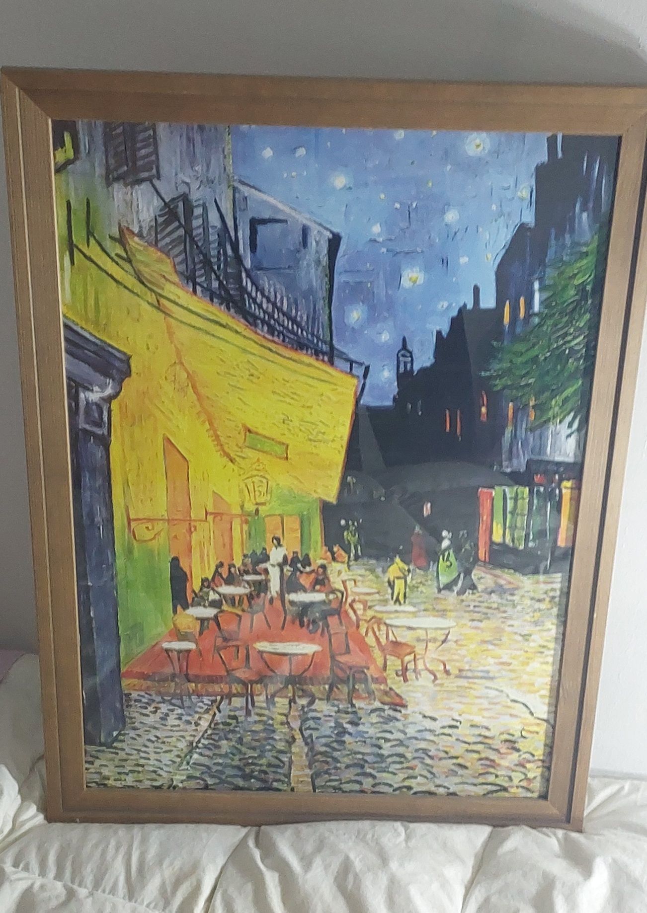 Quadro Terraço do Café à Noite, Vincent van Gogh 57x77 cm