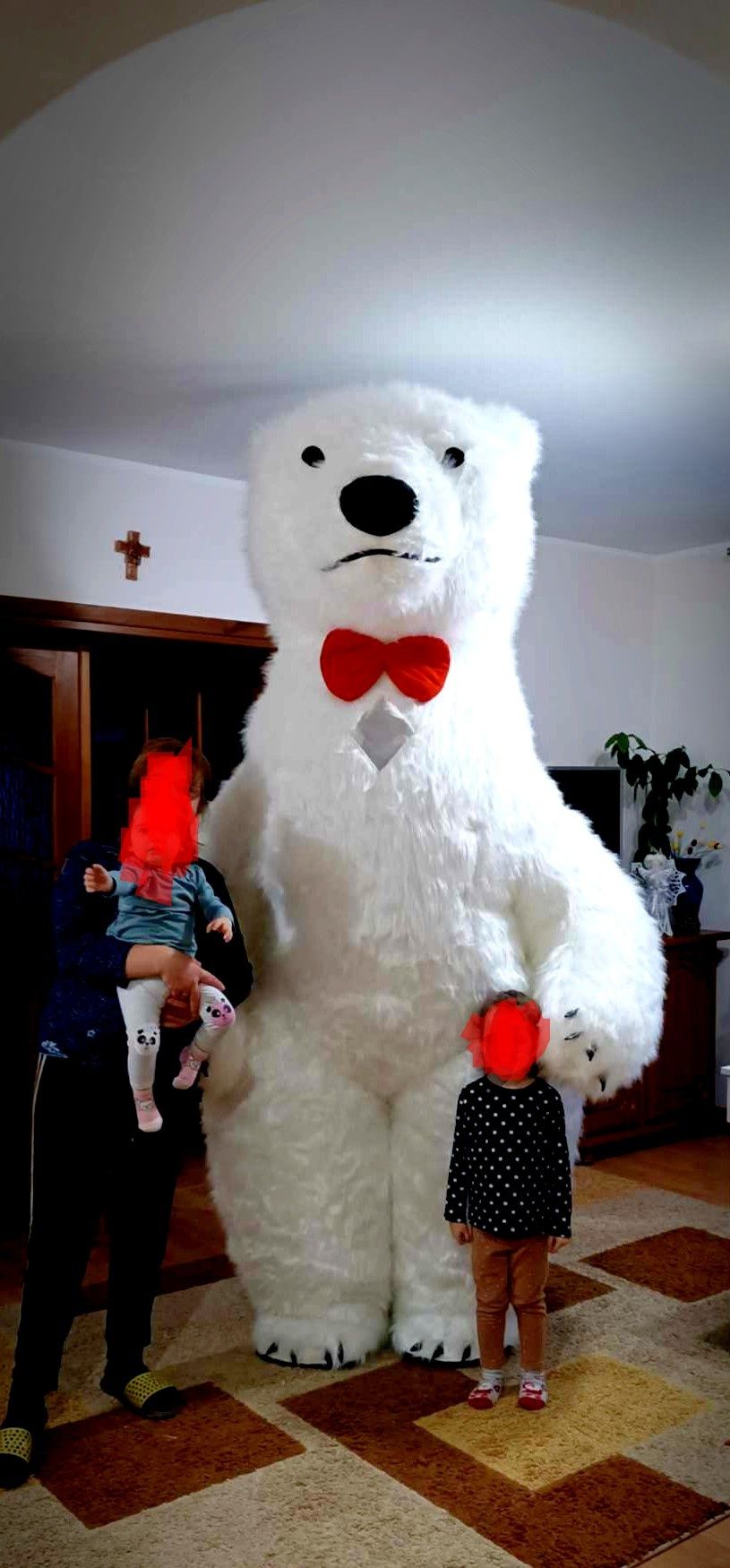 Wynajem dmuchańce piana party zjeżdżalnie Miś 2,6m animacje wodny